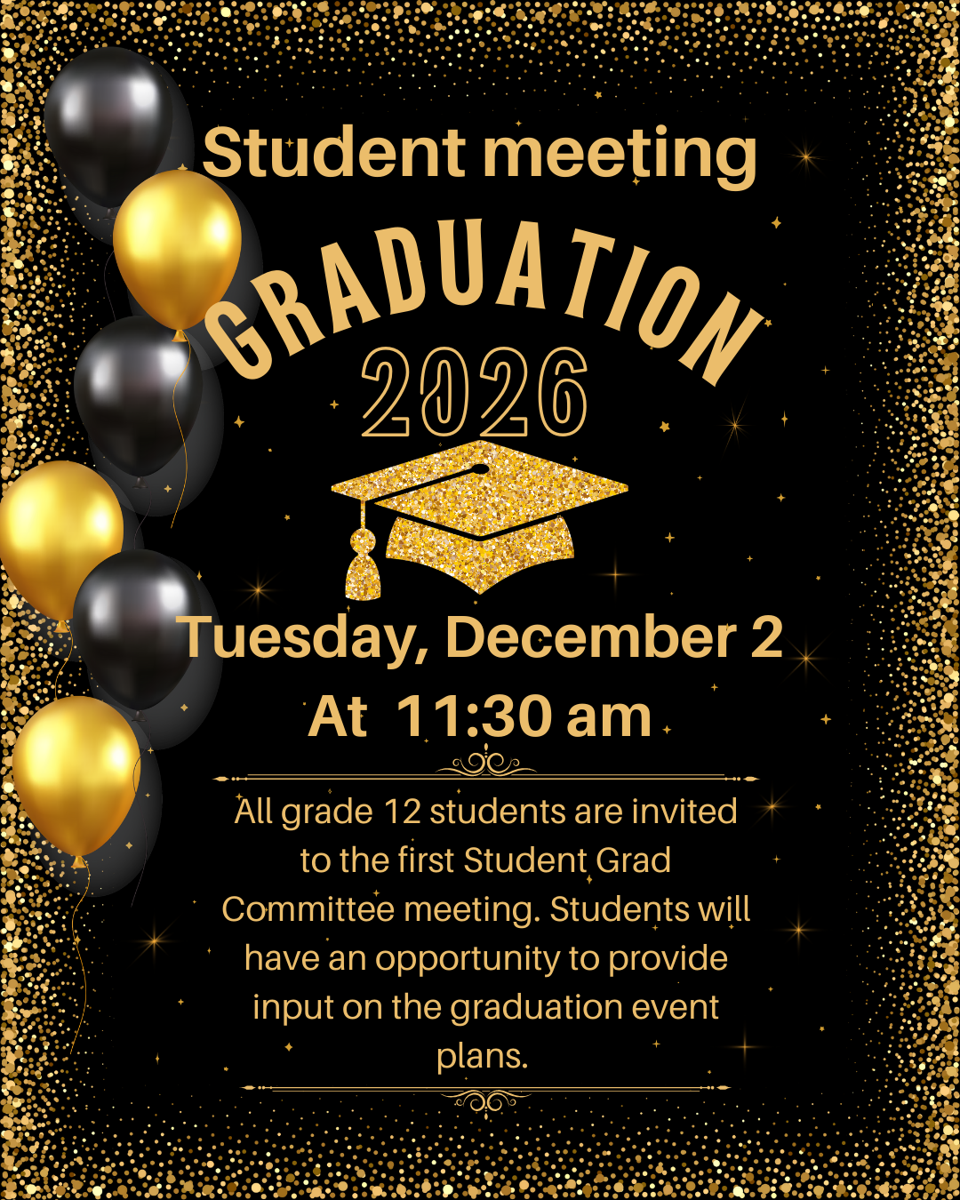 Student Grad Meeting